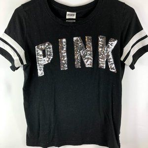 Pink by Victoria's Secret sequin tee shirt